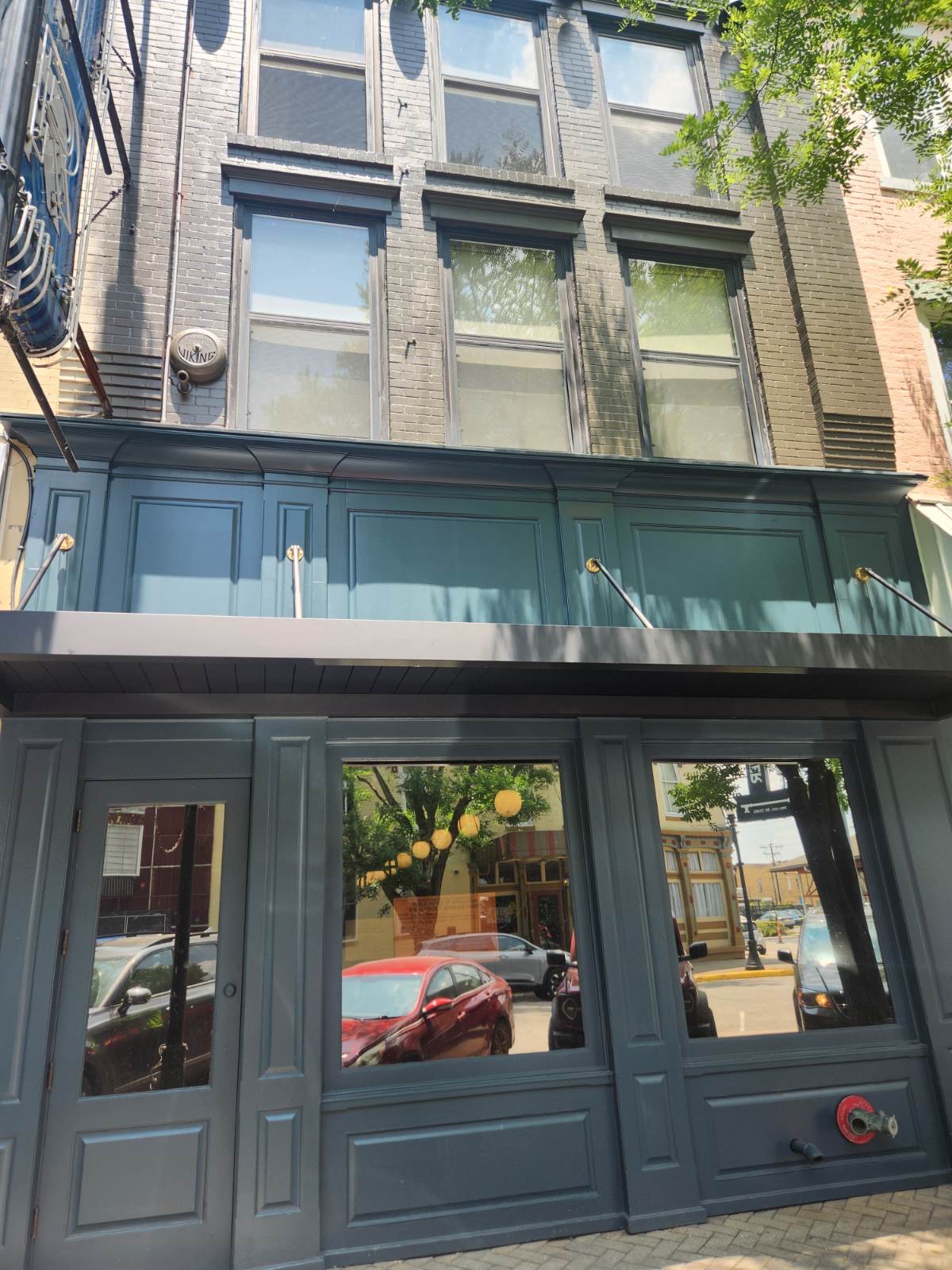 The Fair Restaurant architectural box awning